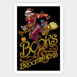 Books & Broomsticks Sticker